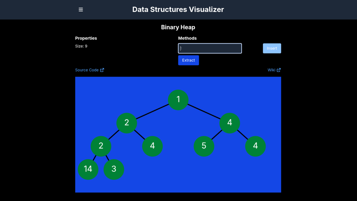 Data Structures Visualizer preview image